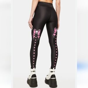 Too Fast Bow Tattoo Leggings